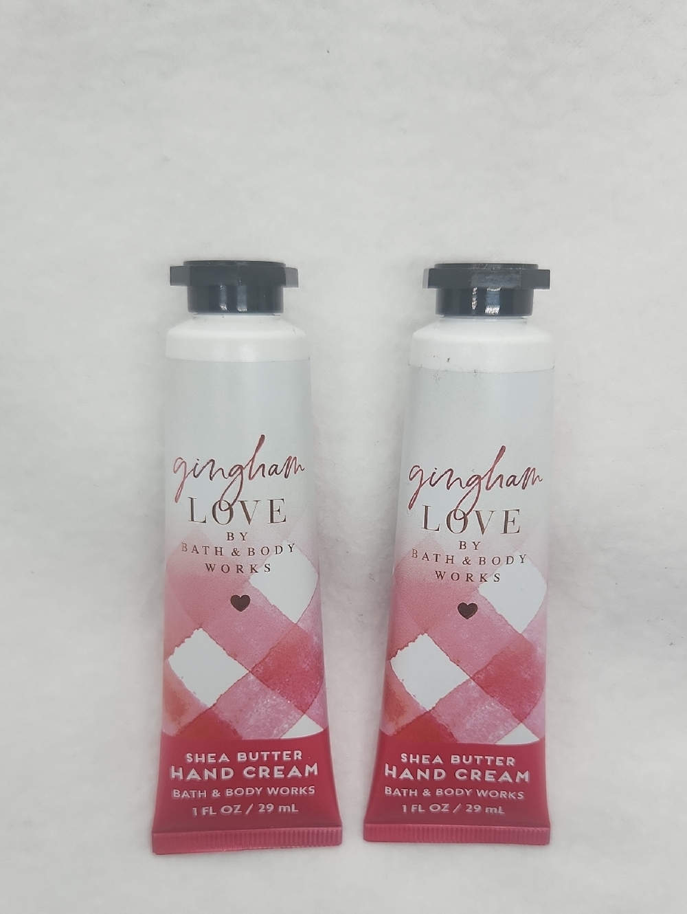 Bath & Body Works Gingham Love Shea Butter Hand Cream x2